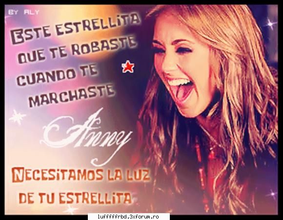poze cu Annie - carinio mio!!!!!!!1 te amo! - ♥Anahi♥